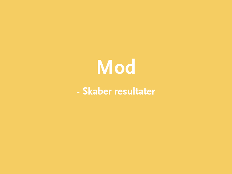 Mod Mod er Ortos' vaerdi