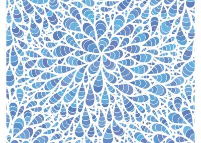 Blåt mønster (PT-311)