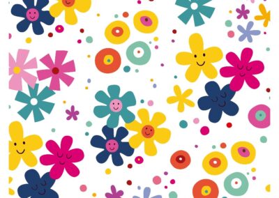 Farvede blomster (PT-51)